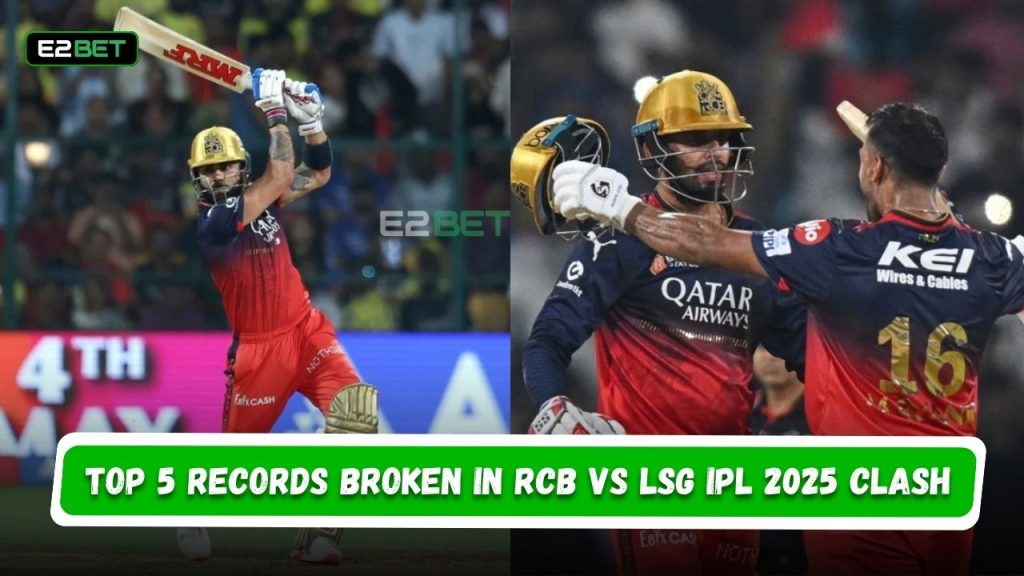 Records Broken in RCB vs LSG IPL 2025 Clash