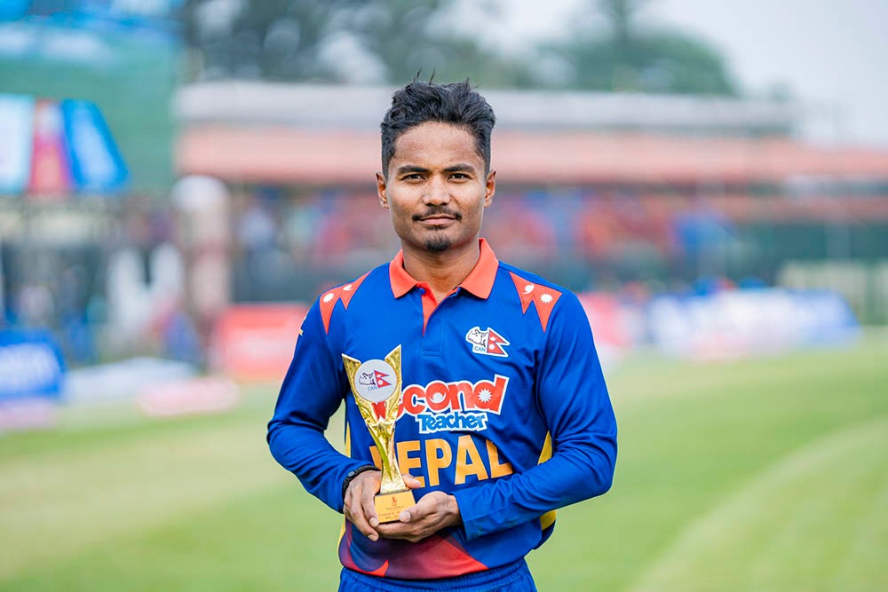 Most Catches in a T20I Series for Nepal