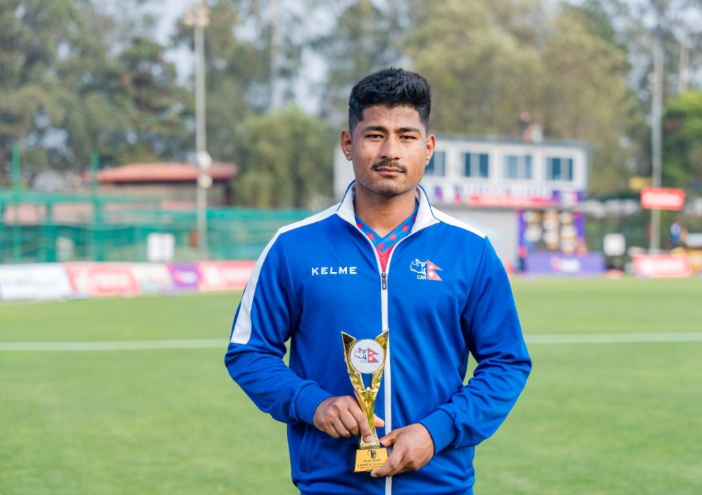 Most Catches in a T20I Series for Nepal