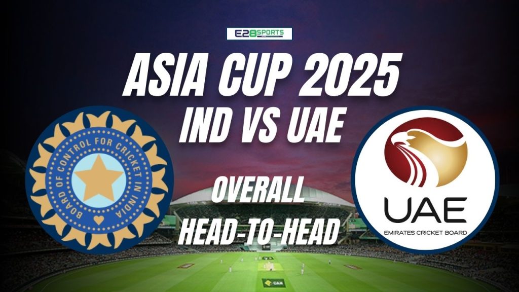 IND vs UAE Asia Cup 2025: Head-to-Head