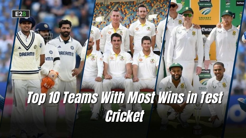 Teams With Most Wins in Test Cricket