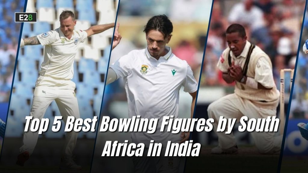 Best Bowling Figures by South Africa in India