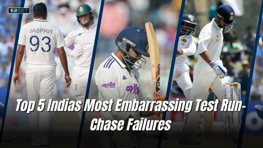 Indias Most Embarrassing Test Run-Chase Failures