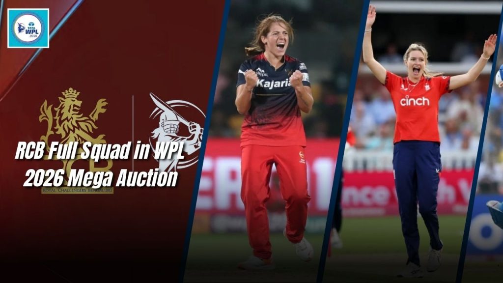 RCB Full Squad in WPL 2026