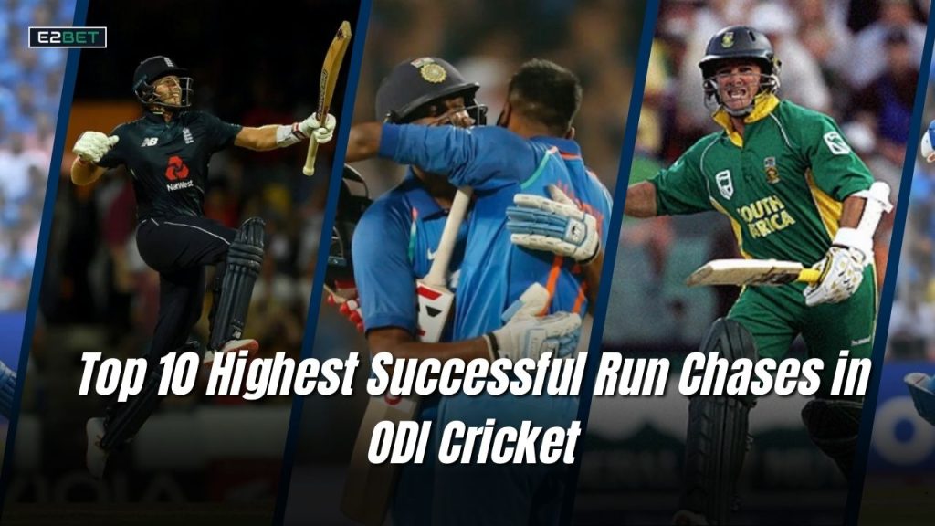 Highest Successful Run Chases in ODI Cricket