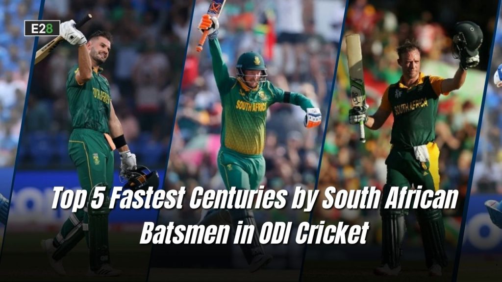 Fastest Centuries by South African Batsmen in ODI Cricket
