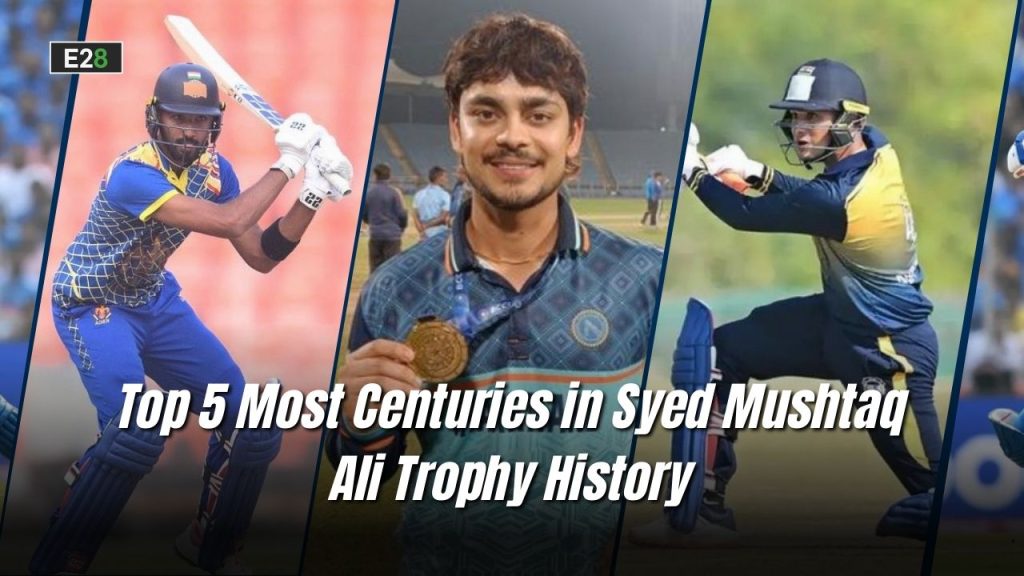 Most Centuries in Syed Mushtaq Ali Trophy History
