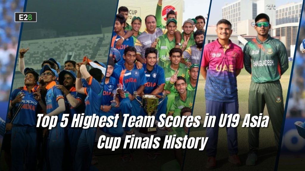 Highest Team Scores in U19 Asia Cup Finals
