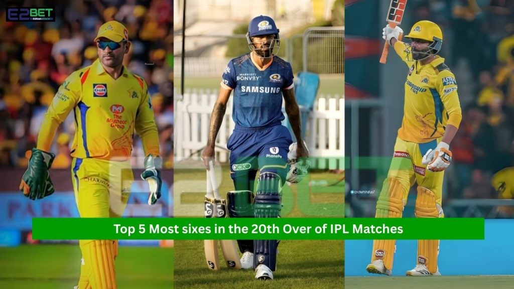 Most sixes in the 20th Over