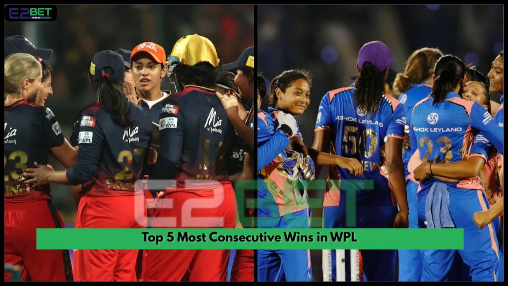 Most Consecutive Wins in WPL