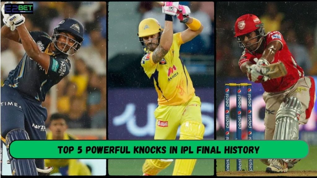 Powerful Knocks in IPL Final