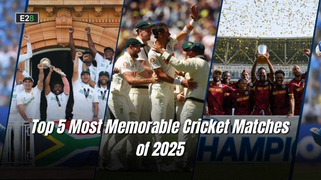 Most Memorable Cricket Matches of 2025