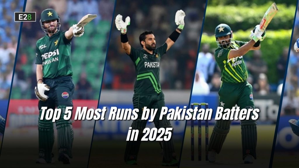 Most Runs by Pakistan Batters in 2025