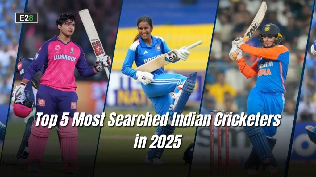 Most Searched Indian Cricketers in 2025