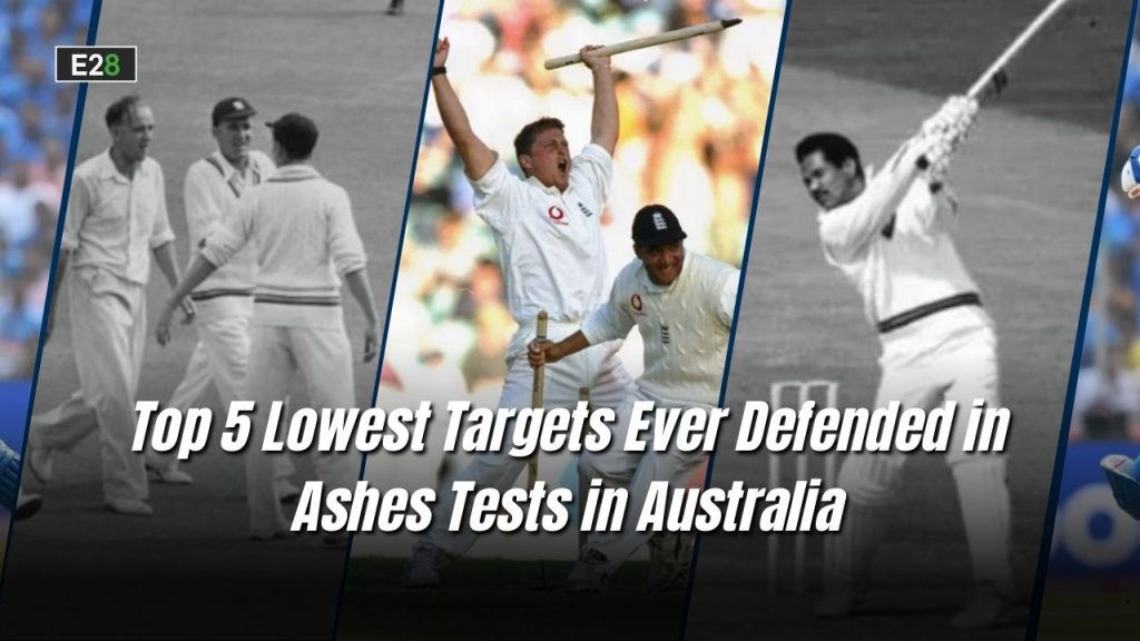 Lowest Targets Ever Defended in Ashes Tests