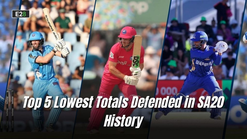 Lowest Totals Defended in SA20